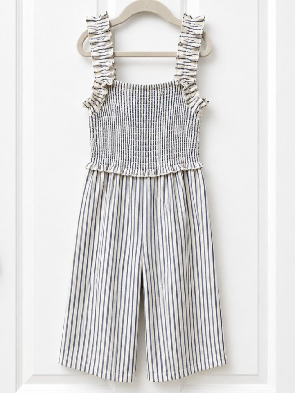 Old Navy Girls Striped Jumpsuit - Size M (8)